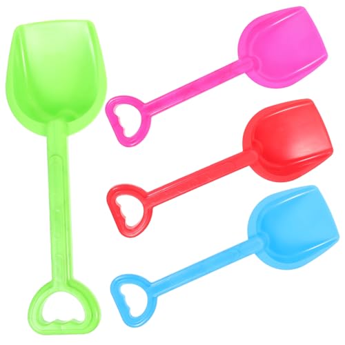 NOLITOY 4 Stück Teiliges Bunte Kindersand schaufeln aus Robustem Kunststoff Lange Sandschaufeln mit Flachem Kopf für Strand Sandkasten und Garten Zufällige Farben Zufällige Farbe NOLITOY 4 Stück Teiliges Bunte Kindersand schaufeln aus Robustem Kunststoff Lange Sandschaufeln mit Flachem Kopf für Strand Sandkasten und Garten Zufällige Farben Zufällige Farbe von NOLITOY