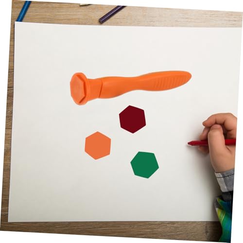 NOLITOY 4 Stück Teiliges Geometrisches Gummi stempelset mit Handgriff Bunte Malstempel für Kreatives Zeichentool für Kleinkinder für Bastelprojekte und Frühförderung NOLITOY 4 Stück Teiliges Geometrisches Gummi stempelset mit Handgriff Bunte Malstempel für Kreatives Zeichentool für Kleinkinder für Bastelprojekte und Frühförderung von NOLITOY