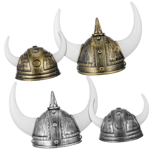 NOLITOY 4 Stück Teiliges Helm mit Hörnern Mittelalterliches Kostüm Accessoire für Festival Partys Halloween Cosplay und Themen Events Wiederverwendbar für Erwachsene und Geeignet NOLITOY 4 Stück Teiliges Helm mit Hörnern Mittelalterliches Kostüm Accessoire für Festival Partys Halloween Cosplay und Themen Events Wiederverwendbar für Erwachsene und Geeignet von NOLITOY