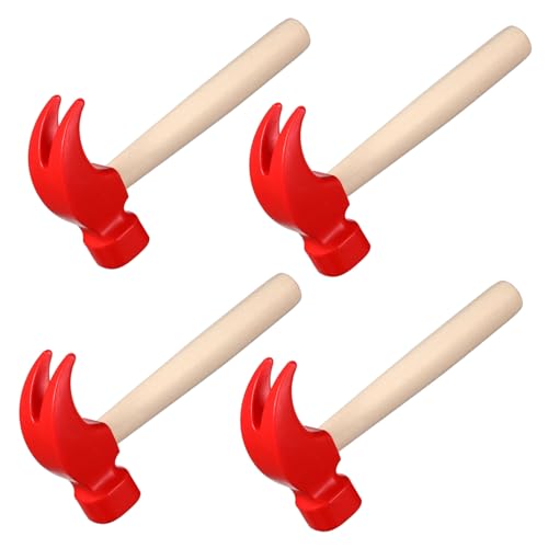 NOLITOY 4 Stück Teiliges Holzhammer Simulierte Pädagogisch Nützlich für Hand-Auge-koordination und Motorische Entwicklung Sicher und Langlebig Geeignet für Interaktives NOLITOY 4 Stück Teiliges Holzhammer Simulierte Pädagogisch Nützlich für Hand-Auge-koordination und Motorische Entwicklung Sicher und Langlebig Geeignet für Interaktives von NOLITOY