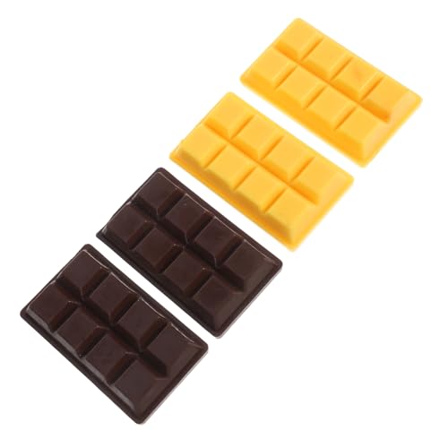 NOLITOY 4 Stück Teiliges Künstliche Schokoladen Deko Figuren aus Robustem Resin in Braun und Beige Realistische Tabletop Fake Requisiten für Food Fotografie und Marktdekoration NOLITOY 4 Stück Teiliges Künstliche Schokoladen Deko Figuren aus Robustem Resin in Braun und Beige Realistische Tabletop Fake Requisiten für Food Fotografie und Marktdekoration von NOLITOY