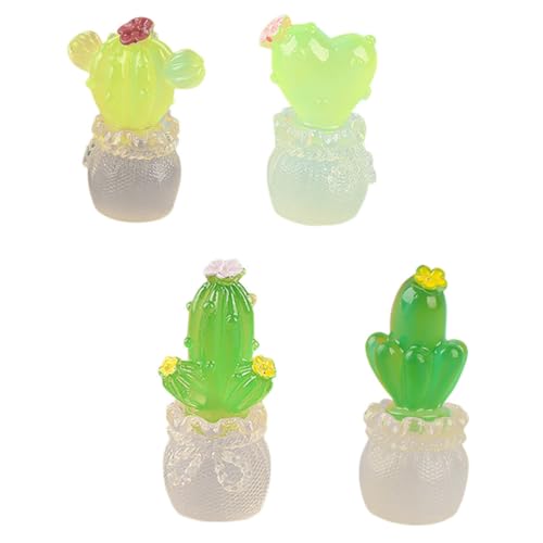 NOLITOY 4 Stück Teiliges Mini-Kaktus Langlebigem Harz Realistische Mini-sukkulenten-dekofiguren Kleine Pflanzenornamente für Puppenhäuser Kreative Künstliche Kakteen für Garten und NOLITOY 4 Stück Teiliges Mini-Kaktus Langlebigem Harz Realistische Mini-sukkulenten-dekofiguren Kleine Pflanzenornamente für Puppenhäuser Kreative Künstliche Kakteen für Garten und von NOLITOY