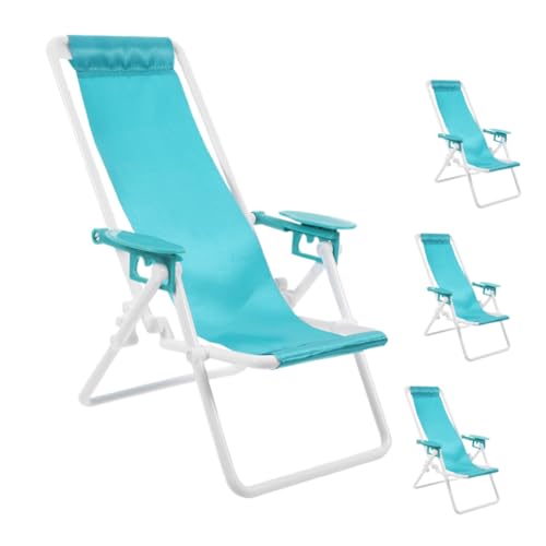 NOLITOY 4 Stück Teiliges Mini Strandstuhl Realistisch Faltbar Weiches Stoffmaterial Vielseitig für Puppenhaus Dekoration Micro Landschaft Camping und Heim Deko Platzsparend Klappbar NOLITOY 4 Stück Teiliges Mini Strandstuhl Realistisch Faltbar Weiches Stoffmaterial Vielseitig für Puppenhaus Dekoration Micro Landschaft Camping und Heim Deko Platzsparend Klappbar von NOLITOY