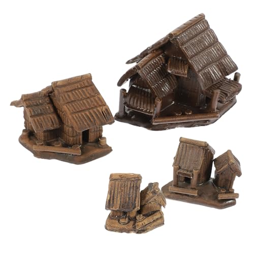 NOLITOY 4 Stück Teiliges Miniatur Bonsai Haus Mikro Landschaftsdeko Kreative Gartenornamente Vielseitige Mini Haus Dekoration für Feengarten Büro und DIY Mikrolandschaften NOLITOY 4 Stück Teiliges Miniatur Bonsai Haus Mikro Landschaftsdeko Kreative Gartenornamente Vielseitige Mini Haus Dekoration für Feengarten Büro und DIY Mikrolandschaften von NOLITOY