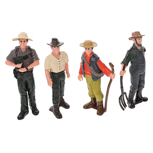 NOLITOY 4 Stück Teiliges Miniatur Figurinen für Landschaftsdekoration Realistische Bauernfiguren für Modelleisenbahnen und Mikrolandschaften für Kreative Projekte NOLITOY 4 Stück Teiliges Miniatur Figurinen für Landschaftsdekoration Realistische Bauernfiguren für Modelleisenbahnen und Mikrolandschaften für Kreative Projekte von NOLITOY
