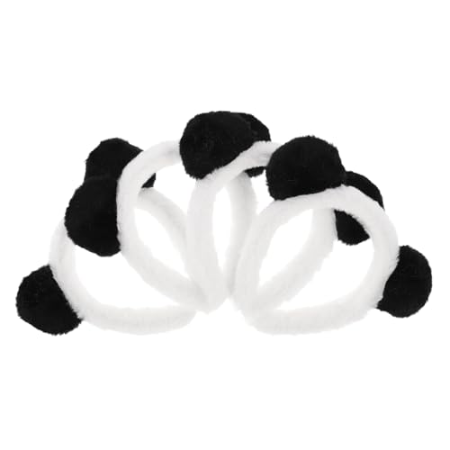 NOLITOY 4 Stück Teiliges Panda Ohren Haarband Bequemes Tierkostüm Cosplay Stirnband für Party Festival Verkleidung Kompatibel Langlebiges Material für Karneval und Rollenspiele NOLITOY 4 Stück Teiliges Panda Ohren Haarband Bequemes Tierkostüm Cosplay Stirnband für Party Festival Verkleidung Kompatibel Langlebiges Material für Karneval und Rollenspiele von NOLITOY