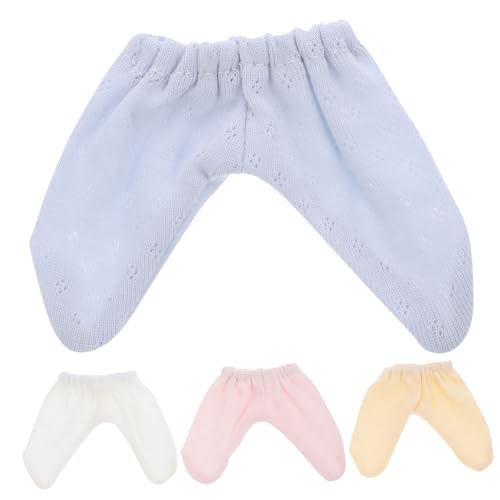 NOLITOY 4 Stück Teiliges Puppenhosen aus Weichem Stoff Farbecht und Langlebig Einfache Handhabung für Modische Puppenkleidung in Rosa Weiß Gelb Blau Ersatzkleidung für Puppen NOLITOY 4 Stück Teiliges Puppenhosen aus Weichem Stoff Farbecht und Langlebig Einfache Handhabung für Modische Puppenkleidung in Rosa Weiß Gelb Blau Ersatzkleidung für Puppen von NOLITOY