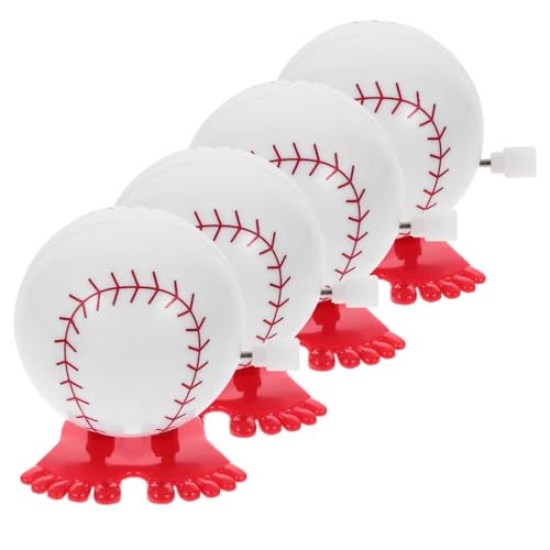 NOLITOY 4 Stück Wind Up Ball Bunte Lustige Sportbälle mit Aufziehmechanismus für Geschenkidee für Partys und Feiertage NOLITOY 4 Stück Wind Up Ball Bunte Lustige Sportbälle mit Aufziehmechanismus für Geschenkidee für Partys und Feiertage von NOLITOY