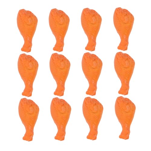 NOLITOY 40 Stück Miniature Braised Chicken Legs Realistische Miniatur Hähnchenschenkel für Puppenhaus Detailgetreue Nachbildung Zubehör für Rollenspiele und Sammler von NOLITOY