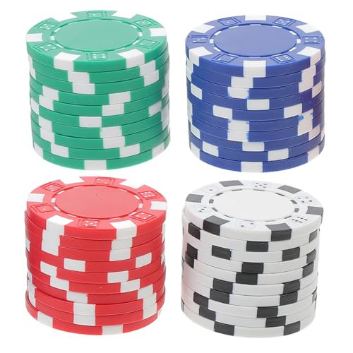 NOLITOY 40 Stück Teiliges Poker Chip aus Kunststoff Kleine Runde Spielchips in Farben Glatte Oberfläche zum Zählen Sortieren Partys und Lernaktivitäten NOLITOY 40 Stück Teiliges Poker Chip aus Kunststoff Kleine Runde Spielchips in Farben Glatte Oberfläche zum Zählen Sortieren Partys und Lernaktivitäten von NOLITOY