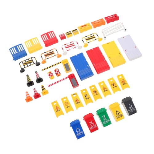 NOLITOY 40 Stück Teiliges Verkehrsschilder Spielset aus Langlebigem Kunststoff mit Mini Verkehrskegeln und Farbenfrohes Interaktives Lernspielzeug zur Verkehrssicherheit für Jungen Mädchen NOLITOY 40 Stück Teiliges Verkehrsschilder Spielset aus Langlebigem Kunststoff mit Mini Verkehrskegeln und Farbenfrohes Interaktives Lernspielzeug zur Verkehrssicherheit für Jungen Mädchen von NOLITOY