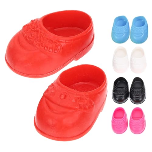 NOLITOY 5 Paare Puppenschuhe Puppenzubehör Mini-Schuhe Plastik NOLITOY 5 Paare Puppenschuhe Puppenzubehör Mini-Schuhe Plastik von NOLITOY