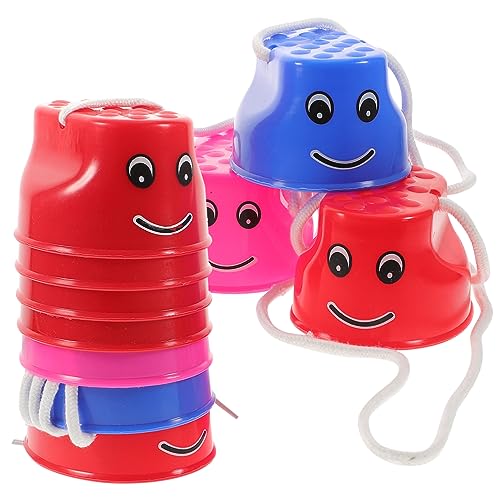 NOLITOY 5 Paare Stelzen Outdoor Sportgeräte für Gleichgewichtstraining und Eltern Junge Mädchen Aktivitäten Sicher und Gesund für Spielspaß im Freien NOLITOY 5 Paare Stelzen Outdoor Sportgeräte für Gleichgewichtstraining und Eltern Junge Mädchen Aktivitäten Sicher und Gesund für Spielspaß im Freien von NOLITOY