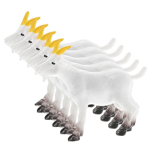 NOLITOY 5 Stück Imitation PVC Schafmodelle für DIY Miniaturszenen Realistische Tierfiguren für Bastelsachen und Lehrspielzeug Hochwertige Verarbeitung Langlebig NOLITOY 5 Stück Imitation PVC Schafmodelle für DIY Miniaturszenen Realistische Tierfiguren für Bastelsachen und Lehrspielzeug Hochwertige Verarbeitung Langlebig von NOLITOY