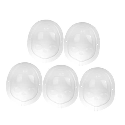 NOLITOY 5 Stück Mini Puppenmaske Teiliges Transparentes Gesichtsschutz Zubehör für DIY Puppen Make Up und Bastelarbeiten Staubdicht für Kleine Loli Puppen und Plüschtiere NOLITOY 5 Stück Mini Puppenmaske Teiliges Transparentes Gesichtsschutz Zubehör für DIY Puppen Make Up und Bastelarbeiten Staubdicht für Kleine Loli Puppen und Plüschtiere von NOLITOY
