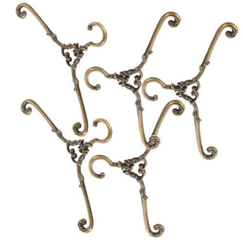 NOLITOY 5 Stück Miniatur Kleiderbügel für Puppen Vintage Metallkleiderbügel für Puppenhaus für Puppenbekleidung und Zubehör Stabil und Langlebig NOLITOY 5 Stück Miniatur Kleiderbügel für Puppen Vintage Metallkleiderbügel für Puppenhaus für Puppenbekleidung und Zubehör Stabil und Langlebig von NOLITOY