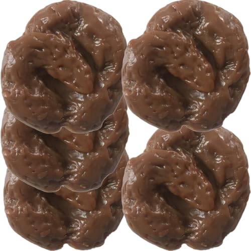 NOLITOY 5 Stück Realistische Fake Poop Spielzeuge aus Weichem TPR Schwimmende Scherzartikel für Halloween Aprilscherze und Partyspaß Lustige Nachbildung von Kuhmist Kreative Toys von NOLITOY