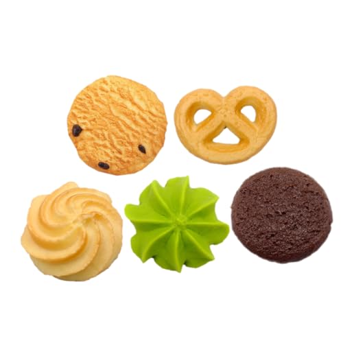 NOLITOY 5 Stück Teiliges Künstliche Kekse Modell Realistische Nachbildung für Dekoration Fotografie Bäckerei und Kinderbildung Runde und Herzförmige Kekse NOLITOY 5 Stück Teiliges Künstliche Kekse Modell Realistische Nachbildung für Dekoration Fotografie Bäckerei und Kinderbildung Runde und Herzförmige Kekse von NOLITOY