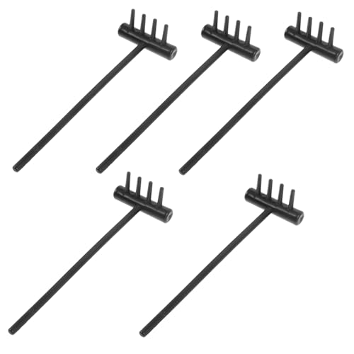 NOLITOY 5 Stück Teiliges Mini Rechen für Sandkästen Praktische Kleine Gartenwerkzeuge aus Robustem Kunststoff Dekorative und Kompakte Sandspiel Zubehörteile für Kreative Sandbox NOLITOY 5 Stück Teiliges Mini Rechen für Sandkästen Praktische Kleine Gartenwerkzeuge aus Robustem Kunststoff Dekorative und Kompakte Sandspiel Zubehörteile für Kreative Sandbox von NOLITOY