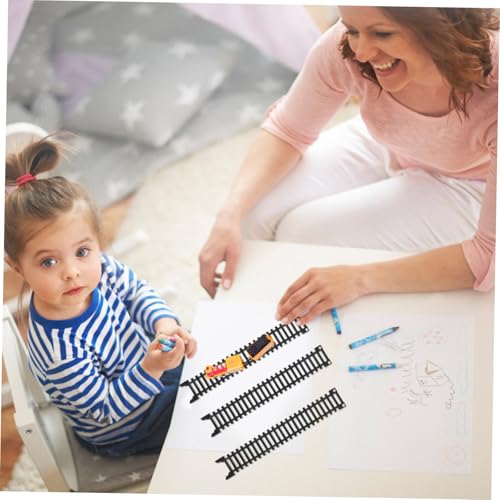 NOLITOY 5 Stück Teiliges Zugschienen erweiterungsset aus Robustem Kunststoff Kompatibel mit Elektrischem Kinderspielzeug Geradlinige Gleise für Kreative und Flexible Bahngleisgestaltung NOLITOY 5 Stück Teiliges Zugschienen erweiterungsset aus Robustem Kunststoff Kompatibel mit Elektrischem Kinderspielzeug Geradlinige Gleise für Kreative und Flexible Bahngleisgestaltung von NOLITOY