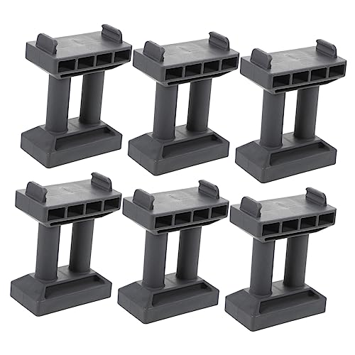 NOLITOY 6 Stück Für Eisenbahnbrückenpfeiler Unterstützung Brückenmodell Selber Bauen Schienenerhöhung Modell Eines Eisenbahnbrückenpfeilers Brücke Zug Grey Plastik NOLITOY 6 Stück Für Eisenbahnbrückenpfeiler Unterstützung Brückenmodell Selber Bauen Schienenerhöhung Modell Eines Eisenbahnbrückenpfeilers Brücke Zug Grey Plastik von NOLITOY