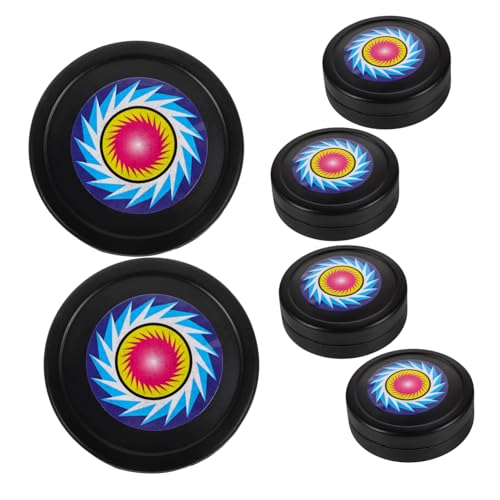 NOLITOY 6 Stück Hockey Pucks aus Trainingspucks für Eishockey Vielseitig für Indoor und Outdoor zum Üben und Freizeitspaß für Familie und Sportler von NOLITOY