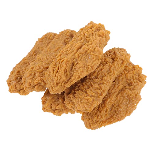 NOLITOY 6 Stück Hühnerflügel Modell Anhänger Modell Huhn Simuliertes Hühnermodell Gebratenes Huhn Imitierter Hühnerflügel Entzückendes Lebensmitteldekor Künstliche Flügel NOLITOY 6 Stück Hühnerflügel Modell Anhänger Modell Huhn Simuliertes Hühnermodell Gebratenes Huhn Imitierter Hühnerflügel Entzückendes Lebensmitteldekor Künstliche Flügel von NOLITOY
