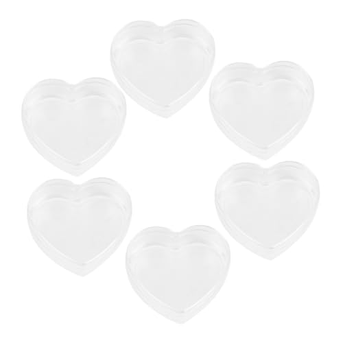 NOLITOY 6 Stück Miniaturisierte Herzform Aufbewahrungsboxen Teiliges für Puppenhäuser Transparente Lagerbehälter Dekorieren und Organisieren Kleiner Gegenstände NOLITOY 6 Stück Miniaturisierte Herzform Aufbewahrungsboxen Teiliges für Puppenhäuser Transparente Lagerbehälter Dekorieren und Organisieren Kleiner Gegenstände von NOLITOY