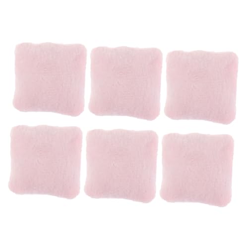NOLITOY 6 Stück Puppenhaus-Kissen Dollhouse Decor Kissen für Puppenhäuser Couch Kissen Blumen- dekorativ Puppen-Mini- - entzückende Mini-Hausdekoration Flanell Rosa NOLITOY 6 Stück Puppenhaus-Kissen Dollhouse Decor Kissen für Puppenhäuser Couch Kissen Blumen- dekorativ Puppen-Mini- - entzückende Mini-Hausdekoration Flanell Rosa von NOLITOY
