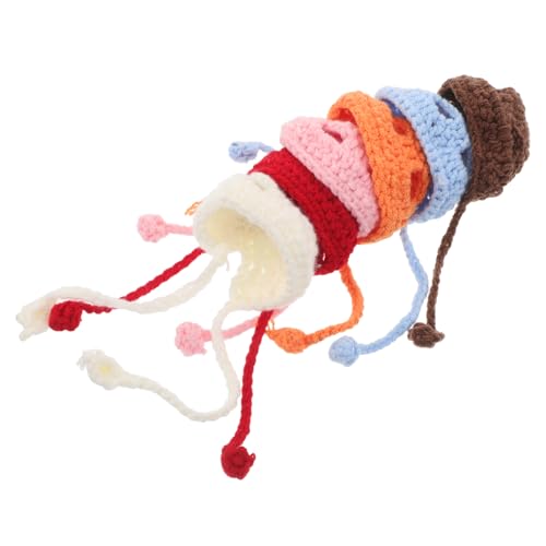 NOLITOY 6 Stück Puppenstrickhut Kostümzubehör Miniaturhüte DIY mini strickmützen DIY herstellung von zubehör Mini-Webpuppenmützen zubehör selber Machen Puppenhut Garn NOLITOY 6 Stück Puppenstrickhut Kostümzubehör Miniaturhüte DIY mini strickmützen DIY herstellung von zubehör Mini-Webpuppenmützen zubehör selber Machen Puppenhut Garn von NOLITOY