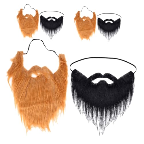 NOLITOY 6 Stück Realistischer Teilig Fake für Halloween Kostüm Ultrafeine Fasern Schnelle Anbringung Vielseitig für Cosplay und Maskerade Schwarz und Braun Party Zubehör NOLITOY 6 Stück Realistischer Teilig Fake für Halloween Kostüm Ultrafeine Fasern Schnelle Anbringung Vielseitig für Cosplay und Maskerade Schwarz und Braun Party Zubehör von NOLITOY