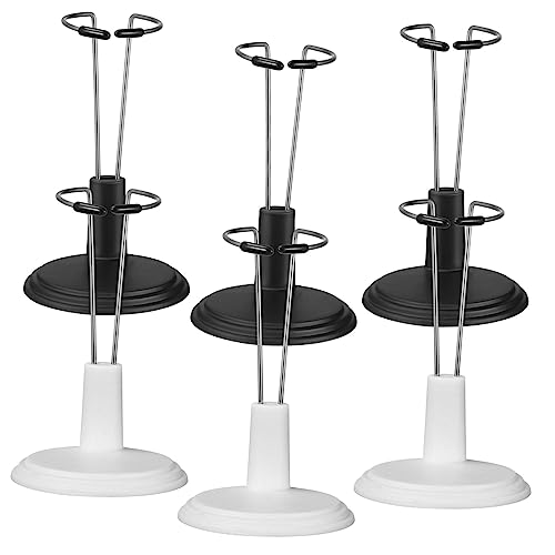 NOLITOY 6 Stück Stützrahmen für Puppen actionfiguren wohnzimmerdeko tooniesregal Spielzeugständer Spielzeugorganisation Halter Steht Kaiser unser kreativer Puppenstand Puppenständer PVC von NOLITOY