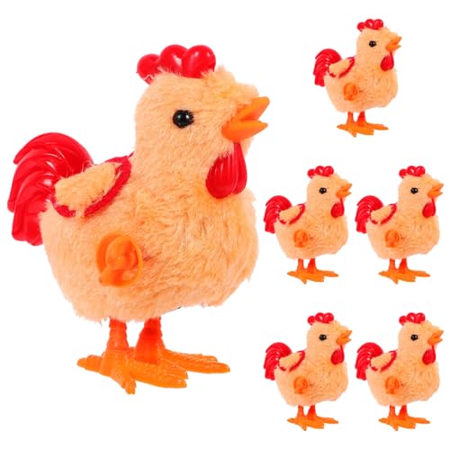 NOLITOY 6 Stück Teiliges Aufziehbare Plüsch hähne Mechanismus Lustig für Jungen Mädchen Zufällige Farbe Zufällige Farbe NOLITOY 6 Stück Teiliges Aufziehbare Plüsch hähne Mechanismus Lustig für Jungen Mädchen Zufällige Farbe Zufällige Farbe von NOLITOY