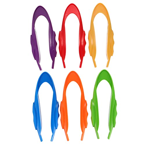 NOLITOY 6 Stück Teiliges Bunte Kunststoff Pinzette für Lernspielzeug für Kindergartenexperimente und Kreative Entdeckungen für Outdoor Aktivitäten und Motorische Fähigkeiten NOLITOY 6 Stück Teiliges Bunte Kunststoff Pinzette für Lernspielzeug für Kindergartenexperimente und Kreative Entdeckungen für Outdoor Aktivitäten und Motorische Fähigkeiten von NOLITOY