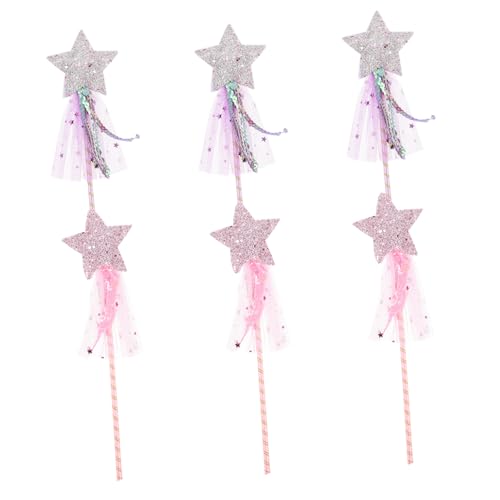 NOLITOY 6 Stück Teiliges Feenstab für Kleine Mädchen Leichte Kindgerechte Glitzer Feenstäbe mit Glitzerstern für Partys Kostümspiele und Halloween Pinke Violette Stäbe Fantasievolle NOLITOY 6 Stück Teiliges Feenstab für Kleine Mädchen Leichte Kindgerechte Glitzer Feenstäbe mit Glitzerstern für Partys Kostümspiele und Halloween Pinke Violette Stäbe Fantasievolle von NOLITOY