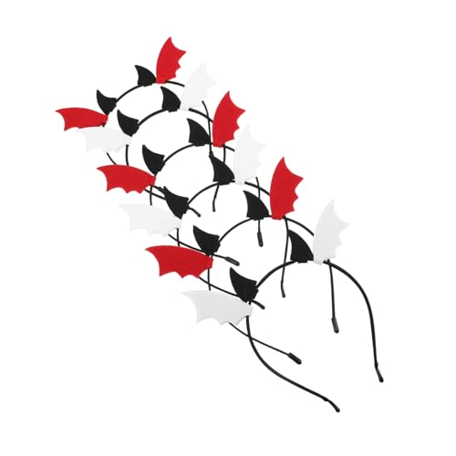 NOLITOY 6stücke Fledermaus-stirnband Für Damen Halloween-kopfschmuck Mit Fledermausohren Haarband Für Cosplay Stirnband Mit Teufelshörnern Kopfbedeckung Für Partys Haar-accessoire NOLITOY 6stücke Fledermaus-stirnband Für Damen Halloween-kopfschmuck Mit Fledermausohren Haarband Für Cosplay Stirnband Mit Teufelshörnern Kopfbedeckung Für Partys Haar-accessoire von NOLITOY