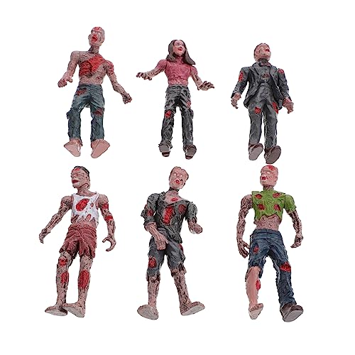 NOLITOY 6 Stück Teiliges Mini Zombie Figuren Horrible Zombie Modelle für Kreative Deko und Sandtischgestaltung Realistische Details und Gruseliges Design für Partys und Räume NOLITOY 6 Stück Teiliges Mini Zombie Figuren Horrible Zombie Modelle für Kreative Deko und Sandtischgestaltung Realistische Details und Gruseliges Design für Partys und Räume von NOLITOY