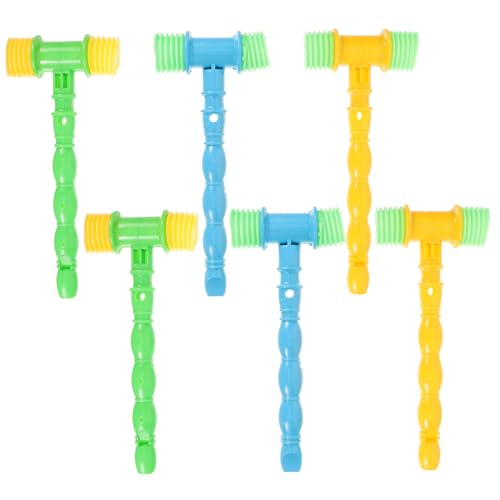 NOLITOY 6 Stück Teiliges Musik Hammer Bunte Kunststoffköpfe Weiche Hämmer Fördert Neugier und Entwicklung für Kleinkinder Ab Monaten Zufällige Farbe Zufällige Farbe NOLITOY 6 Stück Teiliges Musik Hammer Bunte Kunststoffköpfe Weiche Hämmer Fördert Neugier und Entwicklung für Kleinkinder Ab Monaten Zufällige Farbe Zufällige Farbe von NOLITOY