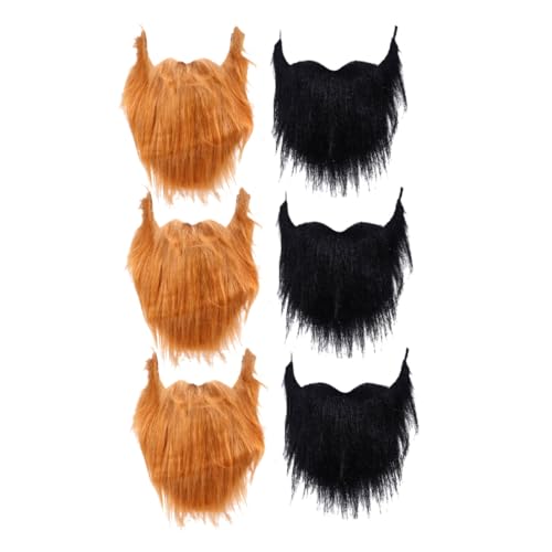 NOLITOY 6 Stück Teiliges Realistische Fake aus Ultrafeinen Fasern Halloween Kostümzubehör Leicht zu Tragen Vielseitig für Cosplay Party Must Have in Schwarz und Braun NOLITOY 6 Stück Teiliges Realistische Fake aus Ultrafeinen Fasern Halloween Kostümzubehör Leicht zu Tragen Vielseitig für Cosplay Party Must Have in Schwarz und Braun von NOLITOY