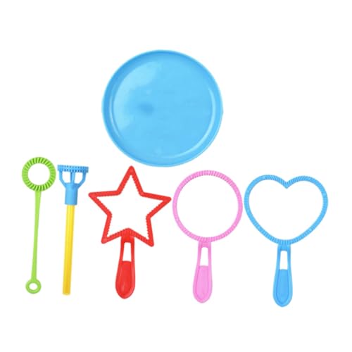 NOLITOY 6 Stück Teiliges Seifenblasenstab Set für Erwachsene Bunte Riesenseifenblasen Werkzeuge Geeignet für Outdoor Spielplatz Garten Geburtstag Vielseitiges Bubble Maker Zufällige Farbe NOLITOY 6 Stück Teiliges Seifenblasenstab Set für Erwachsene Bunte Riesenseifenblasen Werkzeuge Geeignet für Outdoor Spielplatz Garten Geburtstag Vielseitiges Bubble Maker Zufällige Farbe von NOLITOY