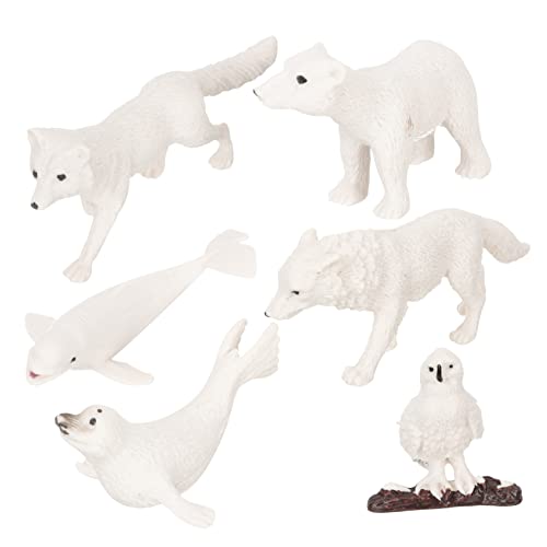 NOLITOY 6 Stück Teiliges Set Wildtier Modelle Pädagogisches für Tierfiguren für Lernspiele für Tierpartys und Dekoration NOLITOY 6 Stück Teiliges Set Wildtier Modelle Pädagogisches für Tierfiguren für Lernspiele für Tierpartys und Dekoration von NOLITOY