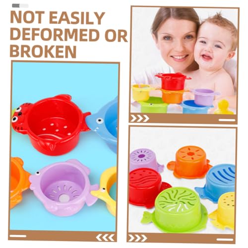 NOLITOY 6 Stück Teiliges Stapelbecherspielzeug für Ozeanisches Motiv Interaktive Stapelbare Becher Robust Pädagogisch Fördernd für Hand Auge koordination und Kreatives NOLITOY 6 Stück Teiliges Stapelbecherspielzeug für Ozeanisches Motiv Interaktive Stapelbare Becher Robust Pädagogisch Fördernd für Hand Auge koordination und Kreatives von NOLITOY