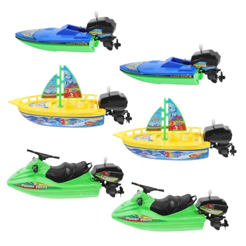 NOLITOY 6Stücke Badespielzeug Kunststoff Boote für Schwimmfähige Segelboote und Schnellboote Sicher und Langlebig und Planschbecken für Kleinkinder NOLITOY 6Stücke Badespielzeug Kunststoff Boote für Schwimmfähige Segelboote und Schnellboote Sicher und Langlebig und Planschbecken für Kleinkinder von NOLITOY