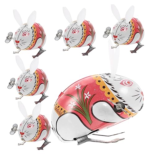NOLITOY 6Stücke Teiliges Aufziehspielzeug aus Lustige Hasen Designs für Kinderzimmer Tragbares Kinderspielzeug Taktilen Fähigkeiten und Farbunterscheidung Sicheres NOLITOY 6Stücke Teiliges Aufziehspielzeug aus Lustige Hasen Designs für Kinderzimmer Tragbares Kinderspielzeug Taktilen Fähigkeiten und Farbunterscheidung Sicheres von NOLITOY