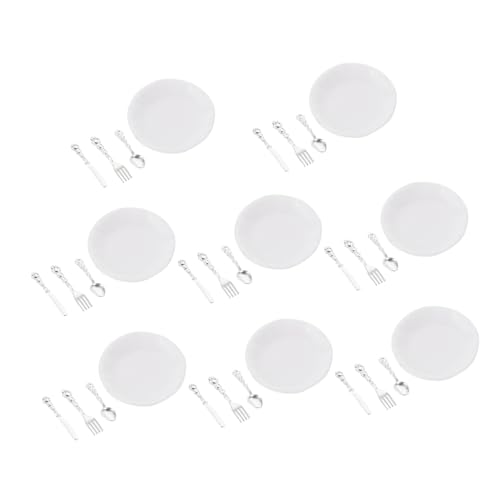 NOLITOY 8 Sätze Teiliges Set aus Miniatur Geschirr für Puppenhäuser Deko für Kinderzimmer und Spielzeuge Hochwertige Kunststoffmaterialien für Verschiedene Szenen NOLITOY 8 Sätze Teiliges Set aus Miniatur Geschirr für Puppenhäuser Deko für Kinderzimmer und Spielzeuge Hochwertige Kunststoffmaterialien für Verschiedene Szenen von NOLITOY