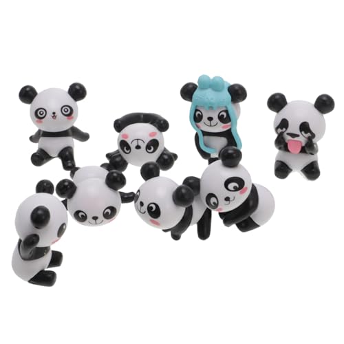 NOLITOY 8 Stück Auto-Panda-Verzierung Dekorationen Panda- Panda-Ornamente Party Mini-Panda-Figuren entzückende Panda Miniaturfiguren Autoverzierungen für das Armaturenbrett Vinyl NOLITOY 8 Stück Auto-Panda-Verzierung Dekorationen Panda- Panda-Ornamente Party Mini-Panda-Figuren entzückende Panda Miniaturfiguren Autoverzierungen für das Armaturenbrett Vinyl von NOLITOY