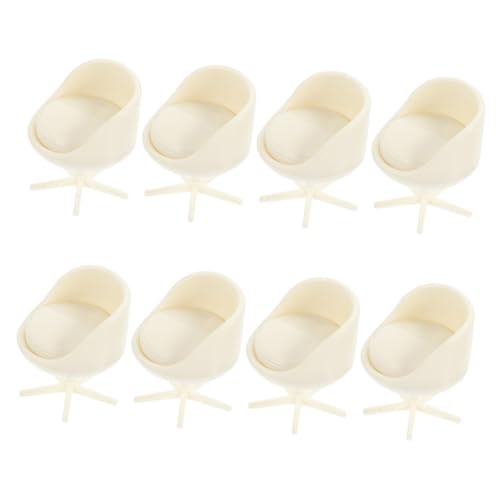 NOLITOY 8 Stück Miniatur Drehstuhl aus Kunststoff Detailgetreuer Puppenhaus Bürostuhl Vielseitige Dekoration für Modellbau Architektursandtisch Spiel und Arbeitsbereiche NOLITOY 8 Stück Miniatur Drehstuhl aus Kunststoff Detailgetreuer Puppenhaus Bürostuhl Vielseitige Dekoration für Modellbau Architektursandtisch Spiel und Arbeitsbereiche von NOLITOY