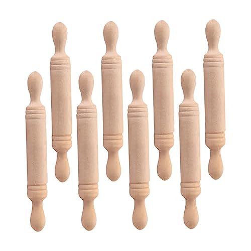 NOLITOY 8 Stück Nudelholz für Puppenhaus Teiliges Mini Küchenzubehör für Kreative Lebendige Dekoration für Spielzeughäuser Fördert Lebensnahe Fähigkeiten bei Kindern NOLITOY 8 Stück Nudelholz für Puppenhaus Teiliges Mini Küchenzubehör für Kreative Lebendige Dekoration für Spielzeughäuser Fördert Lebensnahe Fähigkeiten bei Kindern von NOLITOY