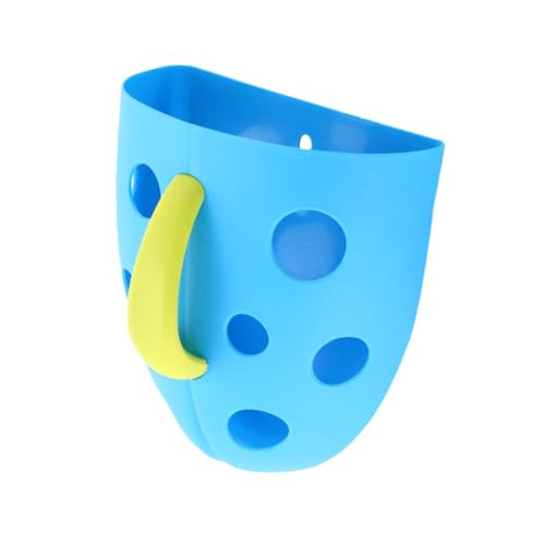 NOLITOY Badezimmer Aufbewahrungstasche mit Saugnäpfen Wandmontierter aus Sicherer Badespielzeughalter für Glatte Flächen frei Blau NOLITOY Badezimmer Aufbewahrungstasche mit Saugnäpfen Wandmontierter aus Sicherer Badespielzeughalter für Glatte Flächen frei Blau von NOLITOY