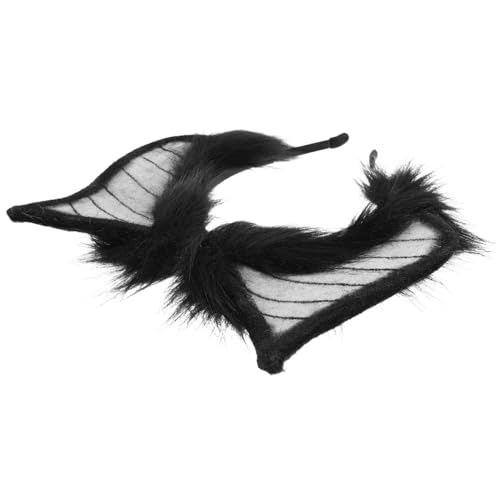 NOLITOY Bat Ohr Haarreif Elastisch Angenehm Realistisch für Frauen Damen Gothic Cosplay Halloween Party Zubehör Schwarz NOLITOY Bat Ohr Haarreif Elastisch Angenehm Realistisch für Frauen Damen Gothic Cosplay Halloween Party Zubehör Schwarz von NOLITOY